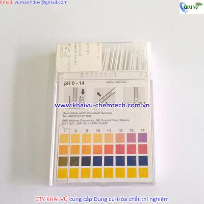 Giấy đo pH 0-14 Merck Code 109535.0001
