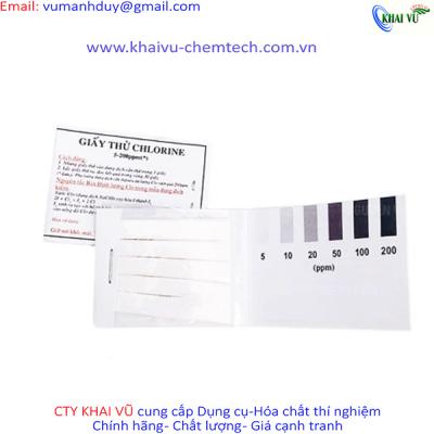 Giấy thử Chlorine 5 - 200 ppm Việt Nam
