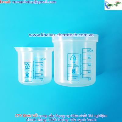 CỐC NHỰA VẠCH CHIA XANH KHÔNG QUAI