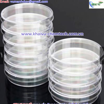 Đĩa petri nhựa 60x15mm tiệt trùng - Túi 20 cái