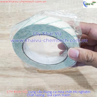 [Hàng Ý] Băng keo chỉ thị nhiệt, tiệt trùng, hấp ướt 50mx19mm