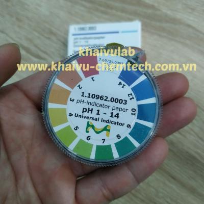 [HÀNG ĐỨC] CUỘN đo pH 1-14 Merck Code 1.10963.0003 cuộn dài 5 mét