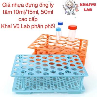 Giá khay nhựa để ống Falcon (ống ly tâm) 10ml, 15ml, 50ml thí nghiệm