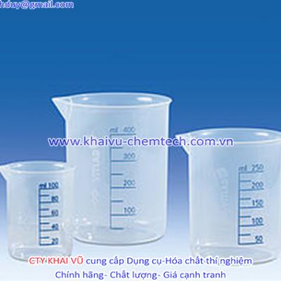 CỐC NHỰA TRONG PP VẠCH XANH 1000ML 614081 VITLAB