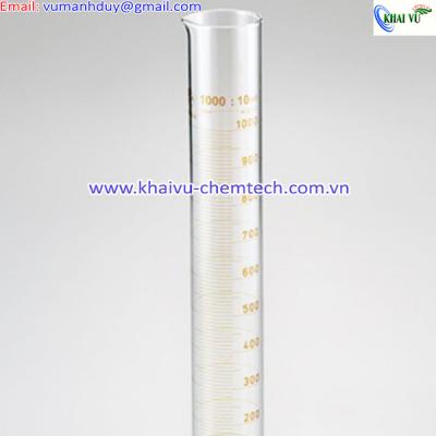 Ống đong thủy tinh 1000ml dụng cụ phòng thí nghiệm