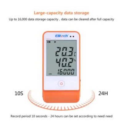 Nhiệt ẩm kế tự ghi Elitech GSP-6 (hiệu chuẩn trong 1 ngày)